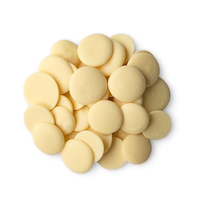 Food to Live Organic Cacao Butter Wafers, 1 Pound - Non-GMO, Vegan, Food-Grade Cocoa Butter, Bulk, Ideal for Cooking, Baking, and Homemade Chocolate