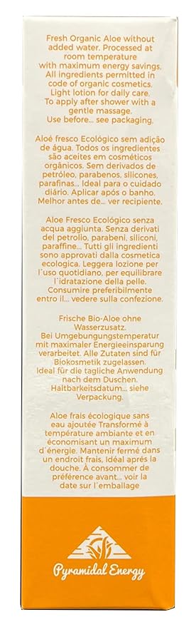 Aloe Vera Gel. Skin care. Body Lotion Body Milk ((77% Jugo puro Aloe Vera) con aceite de Coco, Salvia y Melisa. Pure organic aloe vera gel. (8.4 Oz)