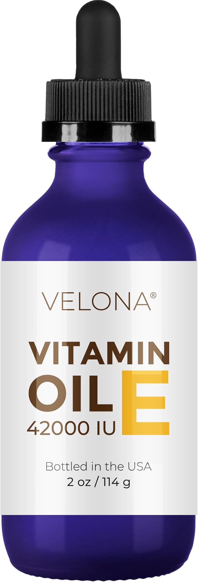 Vitamin E Oil - 2 oz | 42,000 IU | 100% Pure & Natural | for Face, Hair, Body, Skin Care, Stretch Marks, Nails, Cuticles, Scars | Food & Cosmetic Grade | Moisturizing Hexane Free…