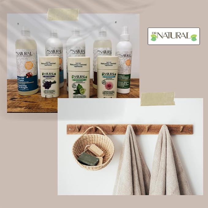 Dr. Natural Castile Body Lotion - Deeply Moisturizing Body Butter with Shea Butter - Lotion for Women and Men - Cruelty Free - Lavender - 16 oz