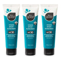 All Good Travel-Sized Sport Face & Body Sunscreen Lotion - TSA-Friendly, Camping, Backpacking - UVA/UVB Broad Spectrum SPF 30+, Water Resistant (1 oz)(3-Pack)