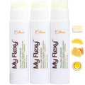 100% Organic Lip Balm Hydrating, Grass-Fed Beef Tallow Lip Balm, Made with Pasture Raised Tallow, Honey, Beeswax, & Orange Essential Oil, Lip Balms & Moisturizers - Bulk Pack of 3