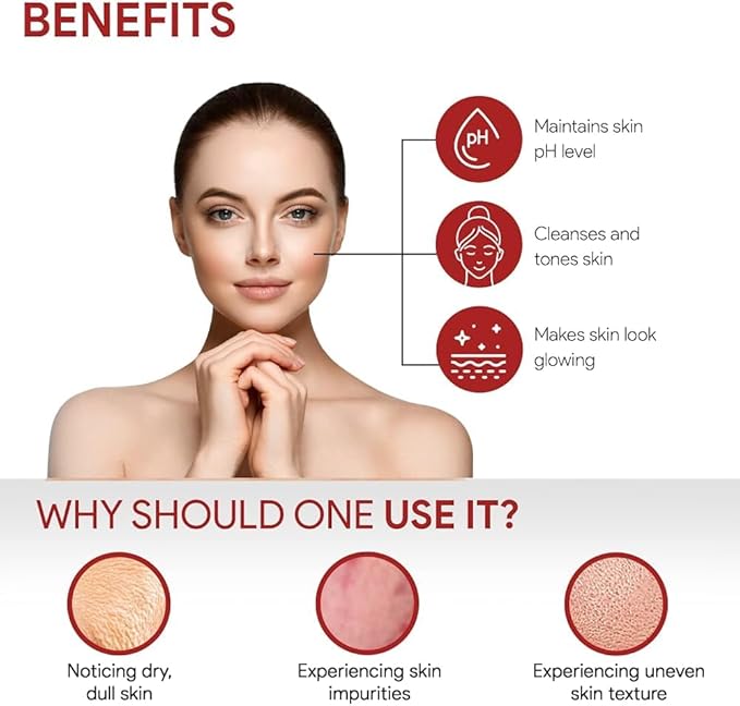 Good Vibes Rosehip Face Toner Spray | Skin Clarifying Toner for Dull, Impure & Uneven Skin Tone | Hydrates, Balances pH | Alcohol-Free, Paraben-Free | 4.05 Fl Oz (120ml)