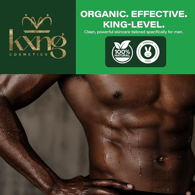KXNG Cosmetics Luxury Shea Body Butter Cream – 4oz | Organic Body Butter for Men & Women with Cocoa, Mango & Coconut Oil | Moisturizing Cream for Hands, Feet & All Skin Types – Rich Baby Daddy