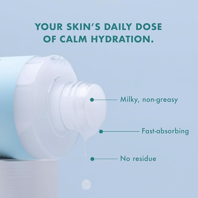 Skin ResQ by Petal Fresh Hello Hydration Milky Toner, Hydrating Facial Toner with 1% Ceramide Complex and Chamomile, Fragrance Free Moisturizing Toner for Dry Sensitive Skin, Made in Korea, 8 oz