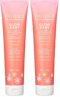 Pacifica Body Lotion Glow Baby Vitamin C Moisturizer - for Skin Brightening - w/Superfood Plant Extracts & Vitamin C & E Care Clean Beauty Vegan & Cruelty-Free Dermatologist Tested (Pack of 2)