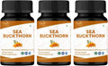 ORGANIC SPREE Sea Buckthorn 120 Tablets - Hippophae Rhamnoides - Hair, Skin and Nails* - 120tab - Pack of 3