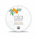 Ola Botanicals Whipped Body Butter (4oz) Sweet Orange, Deeply Hydrate & Nourish, Organic Shea Butter, USDA Organic, Non-GMO