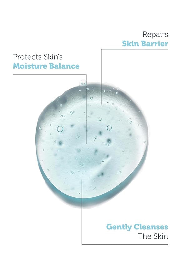The Purest Solutions Hyaluronic Acid Moisturizing & Barrier-Support Facial Cleansing Gel for Dry & Combination Skin, Gentle Daily Face Wash with Ceramides & Sodium PCA, 400 ml