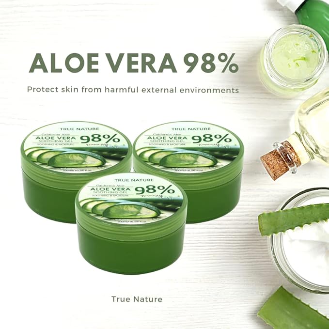 CUROFIT True Nature Soothing & Moisture Aloe Vera 98% Face moisturizer Body aloe vera gel (3)