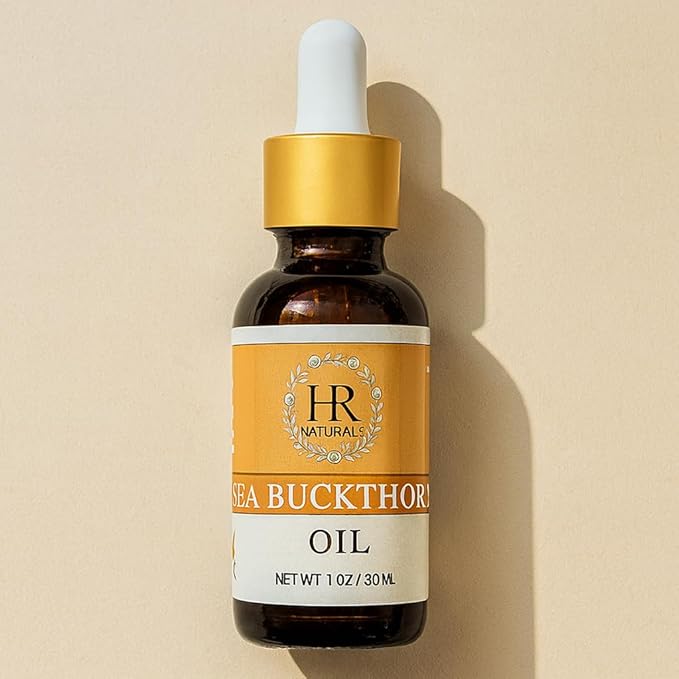 Sea Buckthorn Berry Oil, Brighten & Revitalize, Pure Botanical Luxury Face Oil, Organic Cold-Pressed