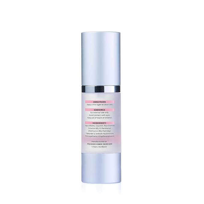 Hyaluronic Acid Serum with Peptides, Niacinamide & Panthenol – Deep Hydration, Plumping & Smoothing – Lightweight, Fragrance-Free, Vegan