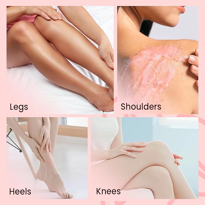 SOULSPA PURE Himalayan Foot & Body Scrub - Luxurious Himalayan Pink Salt Scrub & Mineral Rich Exfoliating Body Scrub for Refreshed and Radiant Skin, 10 oz