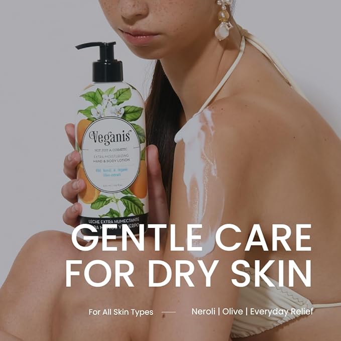 Body Lotion for Dry Skin – Nourishing & Hydrating Formula with Wild Neroli & Organic Olive – Softening Moisturizer For Hands, Smooth & Soft Skin 17,6 Fl Oz