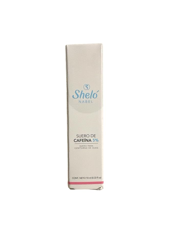 Shelo Nabel Caffeine 5% Eye Serum, 0.33 fl oz, With Coffee Extract and Botanical Extracts