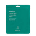 Green Dew Hydrogel Mask | Vegan Face Mask with Neem Leaf and CICA for All Skin Types, Improves Elasticity, Radiance, Hydrating, Korean Skincare, (1 sheet, 1.06 oz)