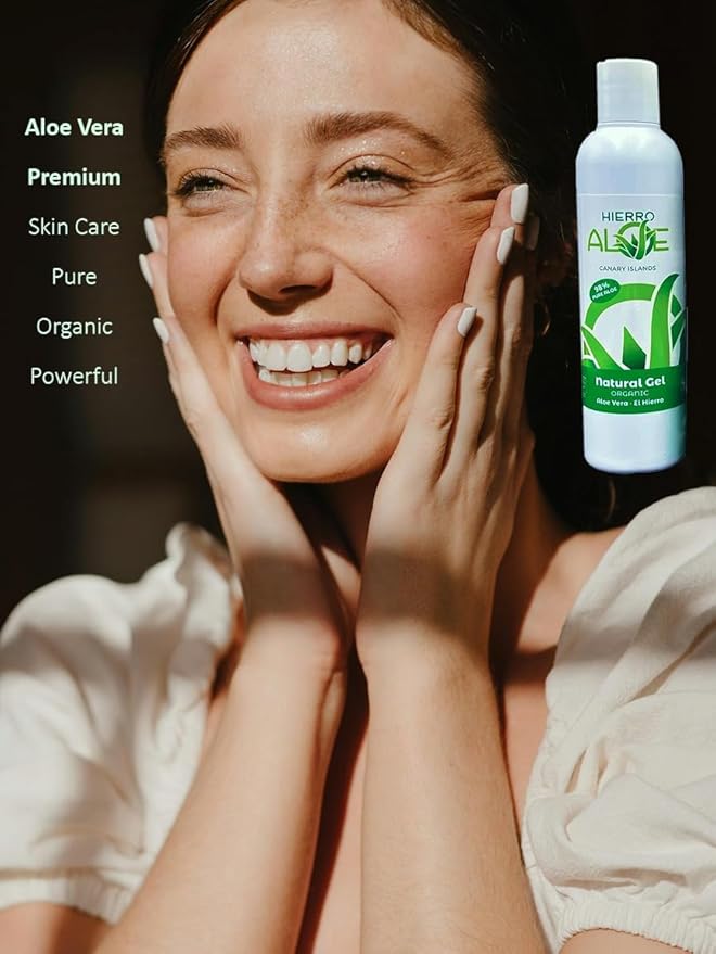 Aloe Vera Gel. Skin care. Body Lotion Body Milk ((77% Jugo puro Aloe Vera) con aceite de Coco, Salvia y Melisa. Pure organic aloe vera gel. (3.4 Oz)