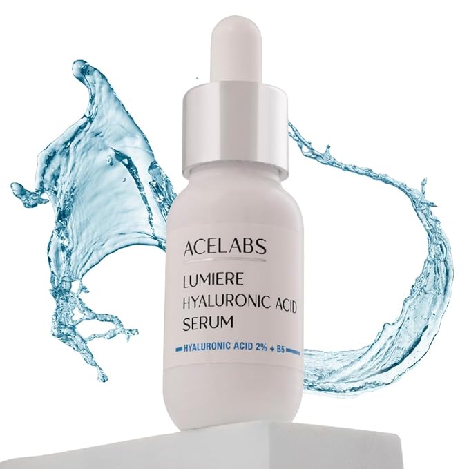 Hyaluronic Acid Serum 2% +Vitamin B5 for Face | Hydrates,Visibly Plumps Skin| All Skin Types | With 8 types of Hyaluronic Acid for Skin Moisture and Anti Aging | Hydrating Serum 1.01oz