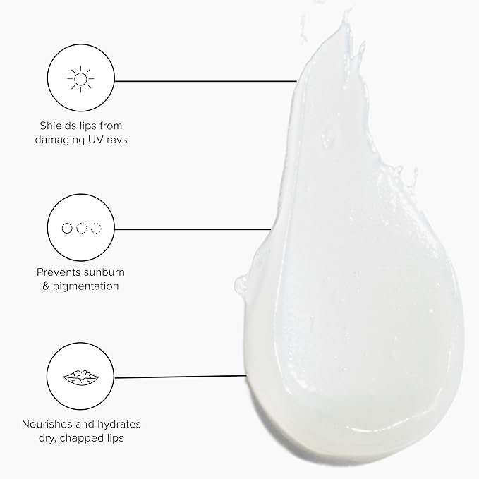 DRMTLGY SPF 25 Lip Balm – Hydrating & Nourishing Lip Protection with Avocado, Shea Butter & Cocoa Butter – Broad Spectrum UVA UVB Shield – Non-Sticky, Smooth Finish – .25 oz