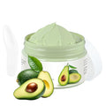 Clay Mud Face Mask for Women,Avocado Dead Sea Mud Facial Mask Skincare,Deeping Cleansing,Oil Control,Hydrating Face Cleaning Clay Masks for All Skin Types (4.2OZ)
