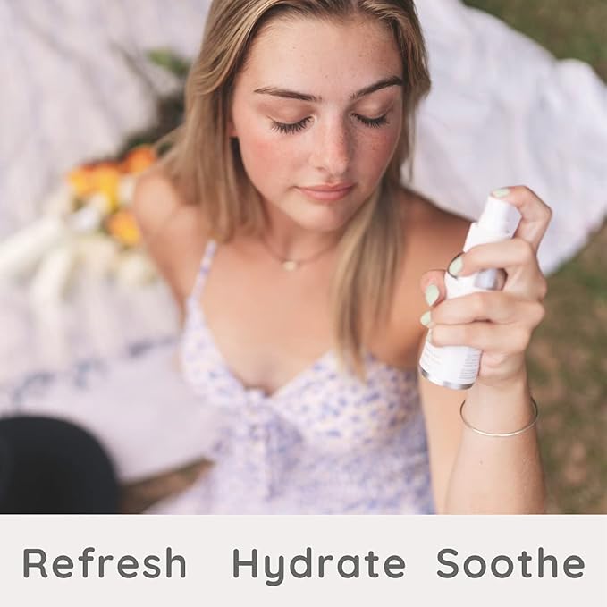 Yellow Bird Natural Rose Water Face Toner - Soothing Facial Hydration Spray, Calming Makeup Setting Mist, Moisturizer Willow Bark to Reduce Redness, Eye Puffiness, Dark Circles