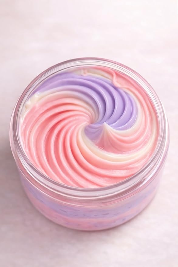 Strawberry Dream Whipped Body Butter Ultra Moisturizing Body Cream with Shea Butter, Mango Butter, Jojoba Oil & Vitamin E – Handmade Skin Care