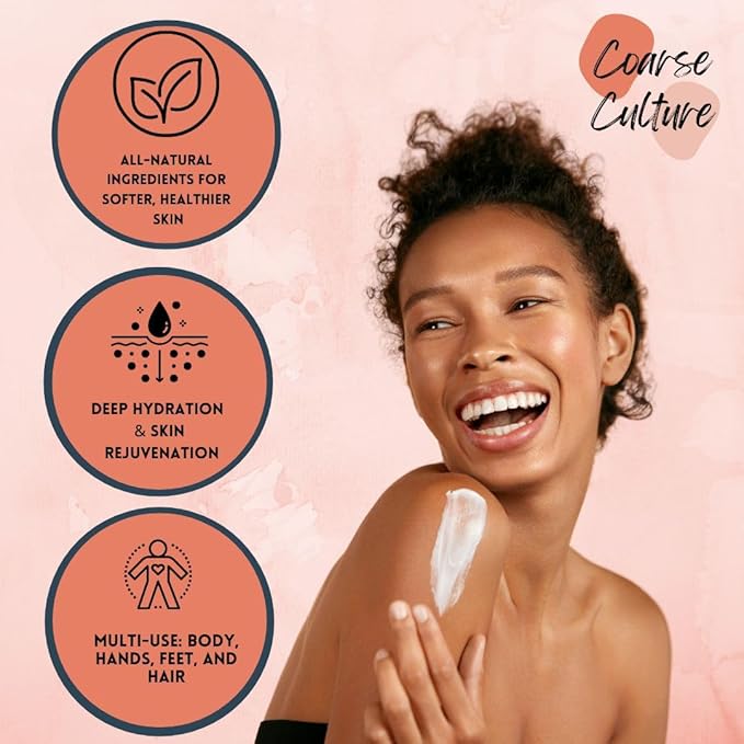 100% Vegan Whipped Shea Butter (Poundcake) Nourish Skin + Strengthen Hair