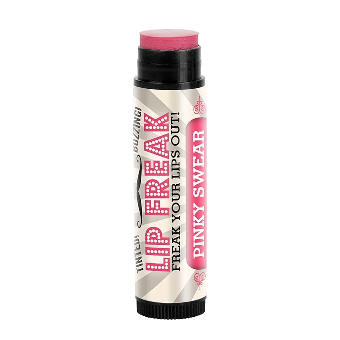 Doctor Lip Bang's BUZZING Lip Balm | Lip Freak| 100% All Natural | Cruelty Free | Tinted | Pinky Swear
