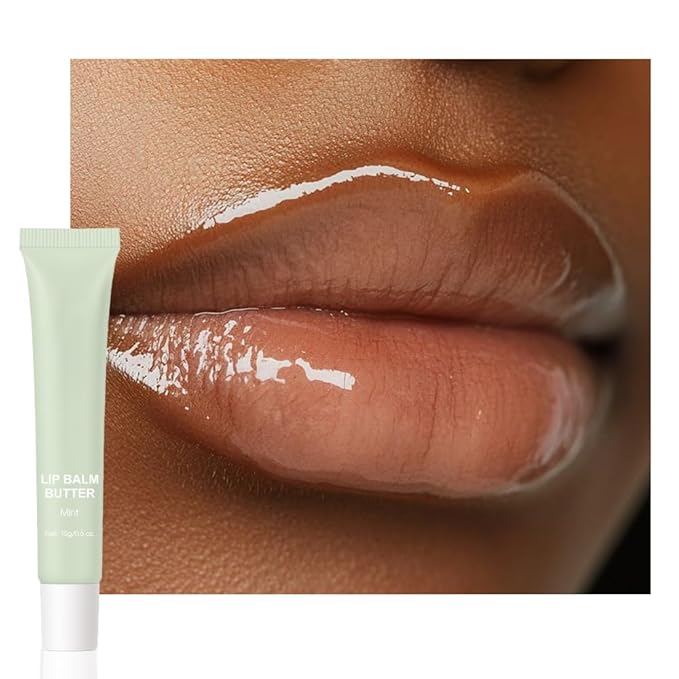 FeiCuiYun Summer Lip Butter Lip Balm, Ultra-Hydrating Natural Vegan Lip Balm, Sheer-Tinted Shine & Hydration, Soothes & Softens Dry Lips Skincare, Bálsamo labial hidratante #2 Mint