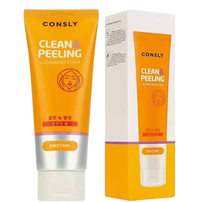 Enzyme Cleansing Foam | Korean Foaming Face Wash with Papain | Gentle Exfoliating Cleanser for Pores & Dull Skin | Removes Makeup & Sunscreen | K-Beauty Face Cleanser | 120 ml/ 4.06 fl oz.