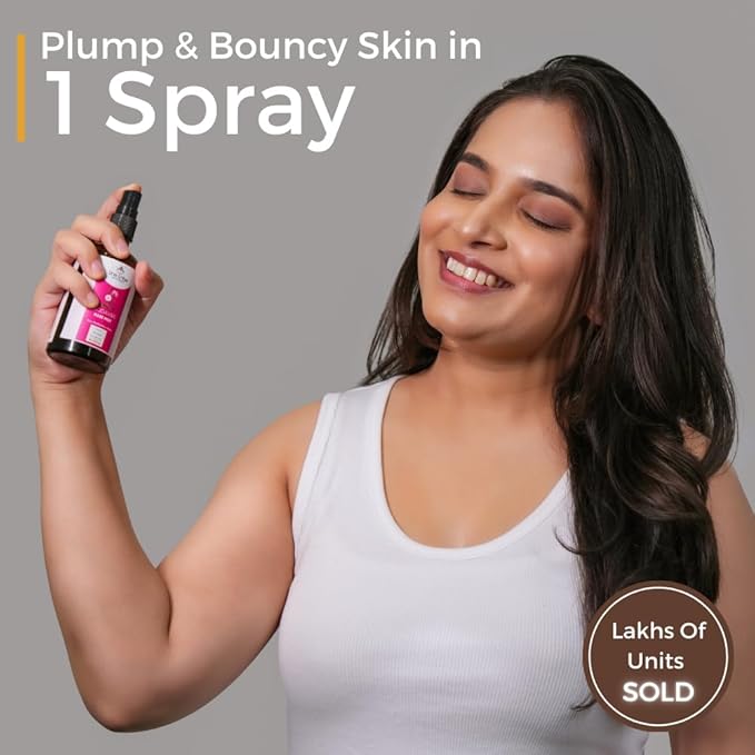 The Tribe Concepts Godavari Rose Mist Face Toner, Pure Distilled Rose Water for Hydration, Brightening Even Skin Tone - 100 ml Pack of 1 Standard