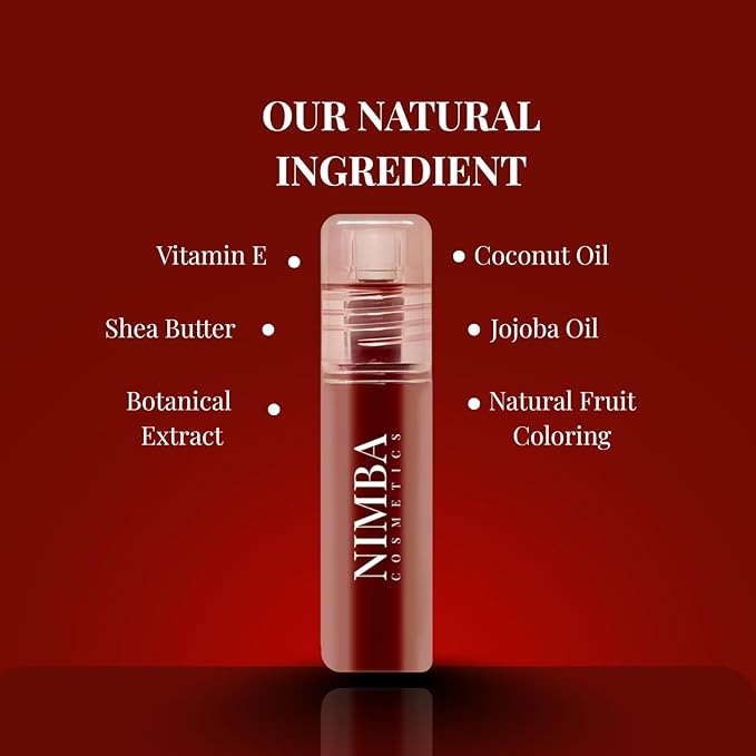 NIMBA Lip Butter - Alcohol-Free, Non-Sticky and Intense Hydration (Berry Breeze)