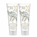 Australian-Gold Botanical Sunscreen Tinted Face Mineral Lotion SPF 50, 3 Ounce | Broad Spectrum | Water Resistant (2-pack)