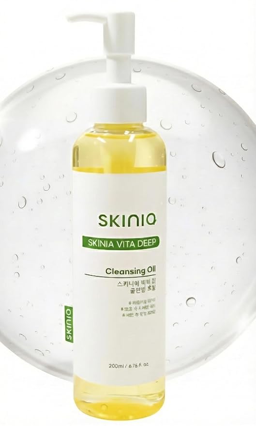 Vita deep Cleansing Oil for Face, Makeup Blackhead Remover, Korean Skin Care, 6.76 fl oz