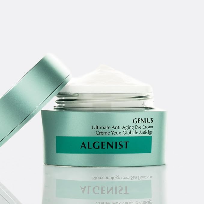 Algenist GENIUS Ultimate Anti-Aging Eye Cream - Firming Under Eye Cream with Vegan Collagen + Microalgae Oil - Helps to Visibly Plump, Smooth and Restore Radiance To Delicate Eye Area (15ml)