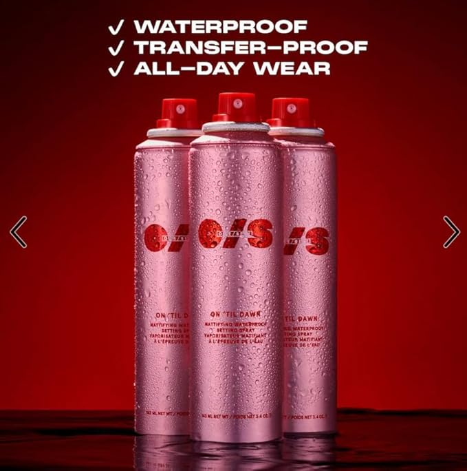 ONE/SIZE by Patrick Starrr On 'Til Dawn Mattifying Setting Spray, 16-Hour Waterproof, Transfer-Proof with Green Tea & Witch Hazel, 3.4 oz