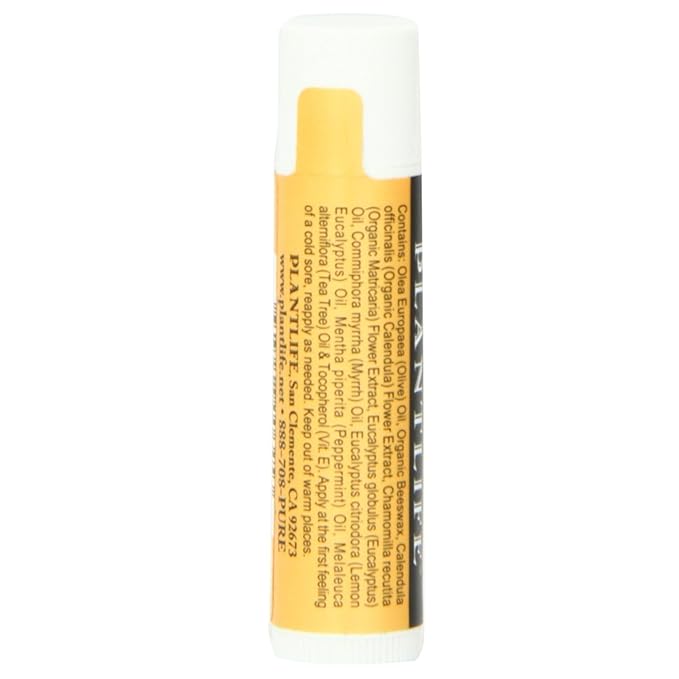 Plantlife Herb P Lip Balm 2 Pack - Organic Made with Beeswax, Calendula & Chamomile - Soothing Balm for Chapped Lips - Moisturize Lips & Works on Minor Cuts - Made in California