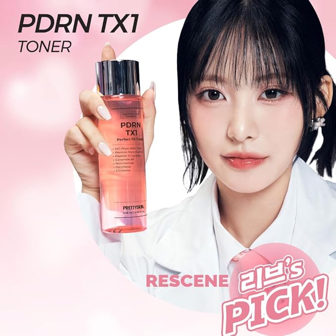 PRETTYSKIN Vegan Rose PDRN 21% Facial Toner 6.93 fl oz-Pomegranate Exosome & CICASOME K-Beauty Skincare-Hydrating Essence Toner with Niacinamide, Peptides, Panthenol for Radiant & Soothed Skin Barrier