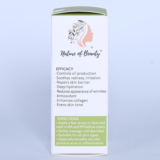 Niacinamide Serum 5% – Niacinamide Face Serum With Hyaluronic Acid, Natural Extracts – Oil Control, Pore Minimizer, Calms, Evens Skin Tone, Moisturizes, Anti-Wrinkle – 1 Oz