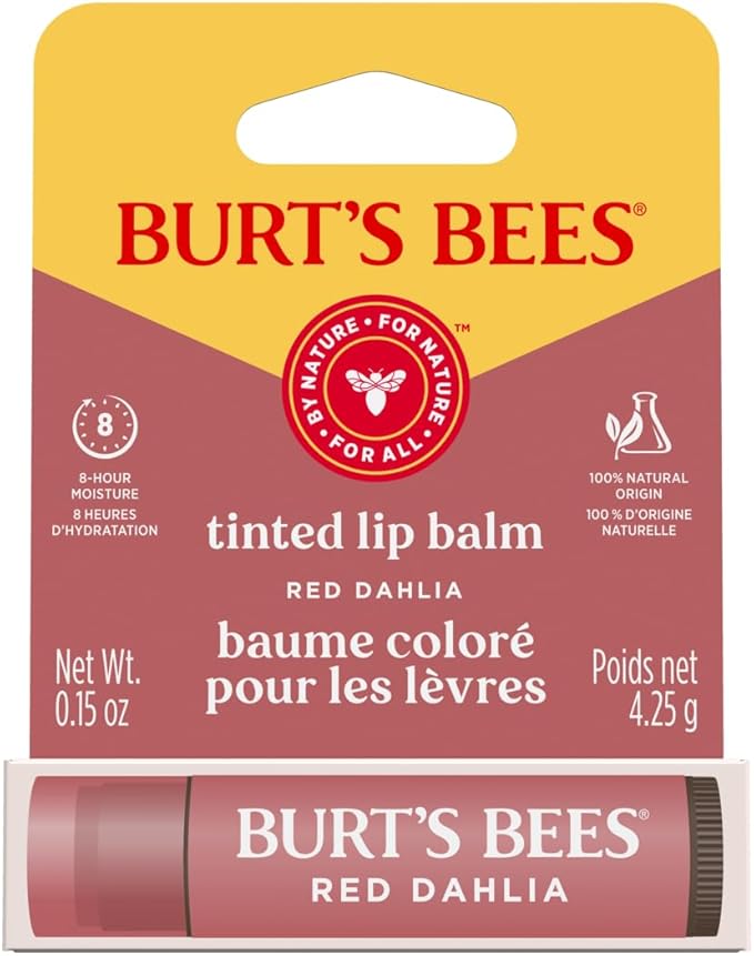 Burt's Bees Tinted Lip Balm Red Dahlia Blister 0.15oz