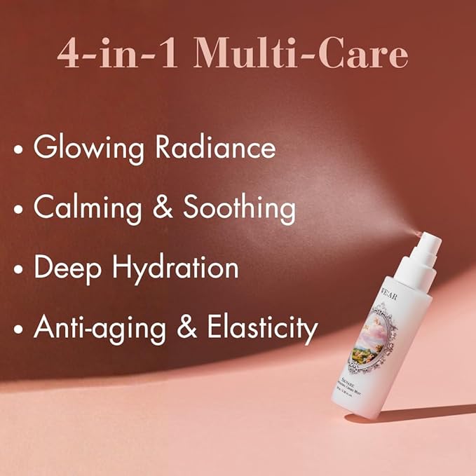 WE:AR Sognare Resveratrol Crème Mist | All-in-One Vegan Antioxidant Facial Mist for Radiant Skin, Niacinamide & 10-Complex Hyaluronic Acid, Hydrating Soothing Glow, Korean Skincare 3.38 fl oz