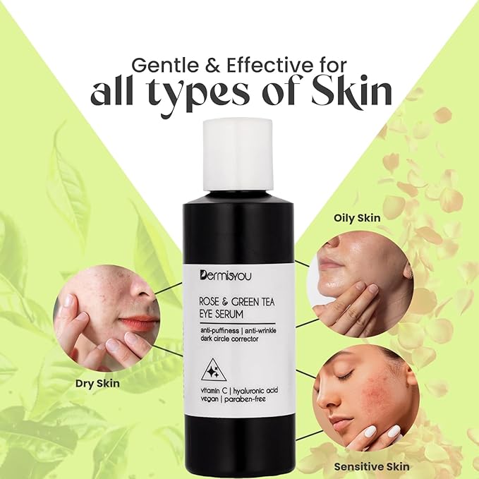 Eye Serum with Rose & Green Tea 1.33 oz