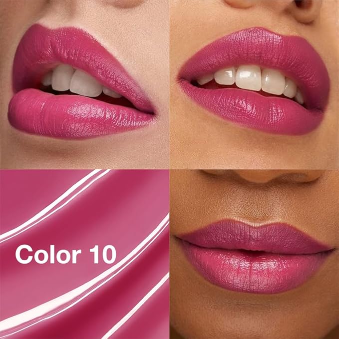 Deep Mauve Tinted Lip Balm, Hydrating Sheer Soft Matte Finish Lipstick for Women, Creamy Natural Color Lip Tint Balm Lightweight And Non-greasy Lip Glow Long Lasting Waterproof for Dry Lips 10#