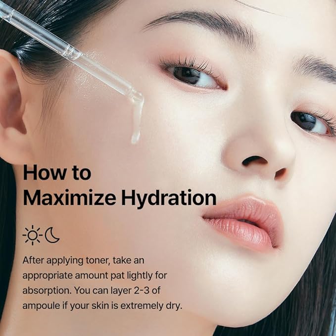 WELLAGE Real Hyaluronic Blue Ampoule 100, Korean Skincare, Fragrance Free Hyaluronic Acid Serum with Panthenol, Wild yam, Centella, Deep Hydration, Firming, Plumping, Non-Sticky, 3.38+2.54 Fl Oz