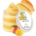 Mango Whipped Body Butter, Shea Body Butter for Women Dry Skin, Natural Mango Lotion for Body Moisturizer-Deep Moisturizing and Softening-6.8 floz(200ml)