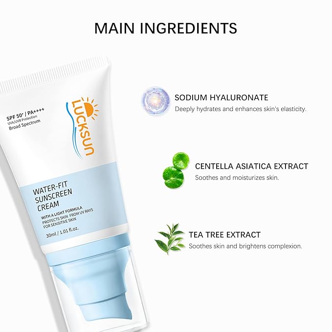 SPF 50 Daily Face Moisturizer Sunscreen with Hyaluronic Acid & Ceramides, Broad Spectrum Sunscreen for Dry Sensitive Skin, Non-Greasy Hydrating Lotion (2)