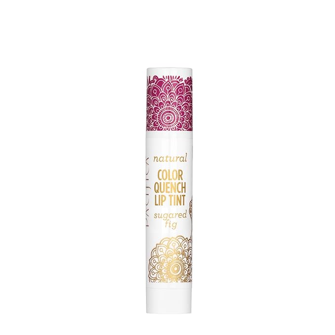 Pacifica Beauty Color Quench Natural Lip Tint, Sugared Fig, 0.15 Ounce