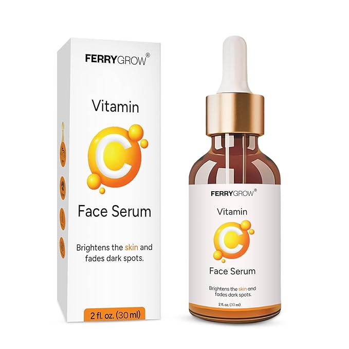 Vitamin C Face Serum | Brightening & Dark Spot Corrector | Anti-Aging Skin Care for Radiant Skin | Acne Spot Treatment & Hydrating Serum for Face