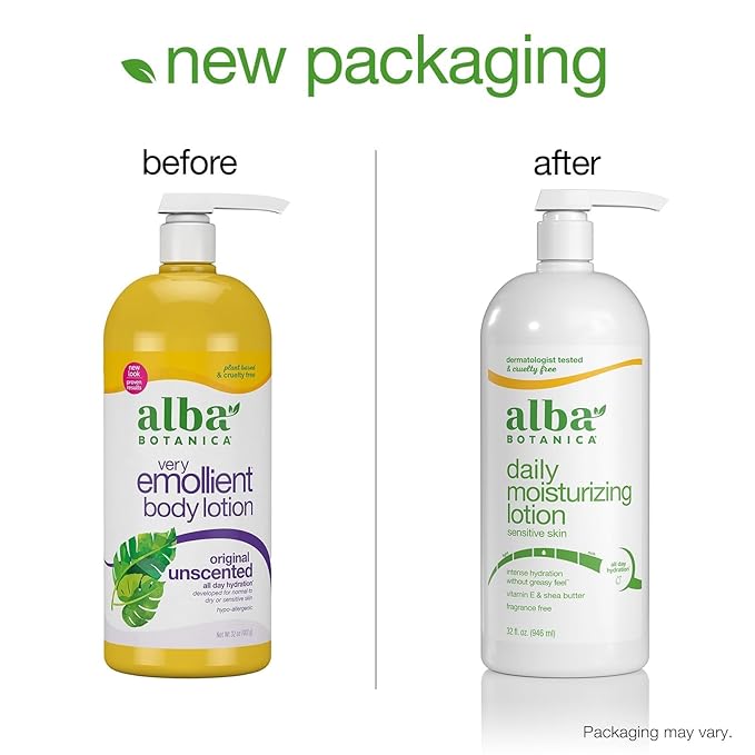 Alba Botanica Very Emollient Body Lotion Unscented - 32 fl oz