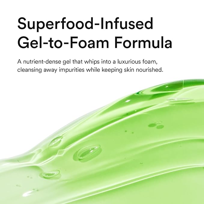 Hydrating Gel to Foam Cleanser, Low pH Gentle Daily Face Wash for All Skin Types, With AHA (Citric Acid), LHA, Glycerin, Mild Pore Care & Radiant, Balanced Skin, Korean Skincare, 205ml/6.93 fl oz